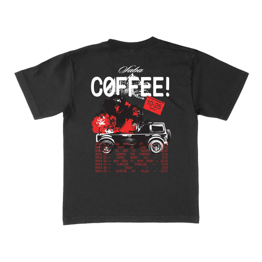 Coffee Tee in Black