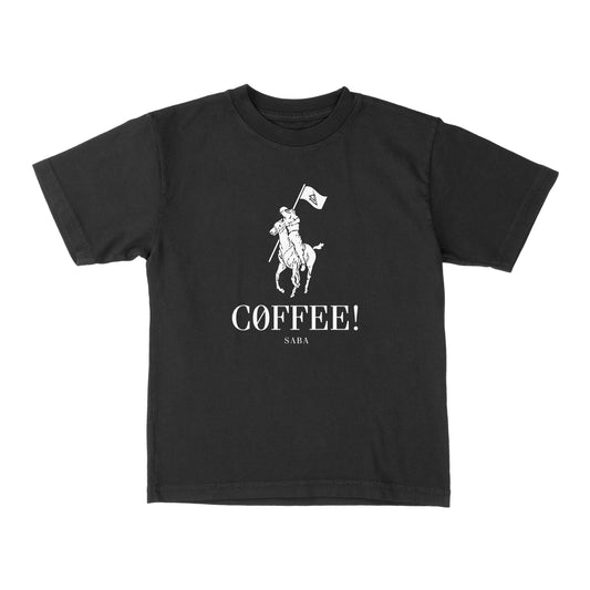 Coffee Tee in Black