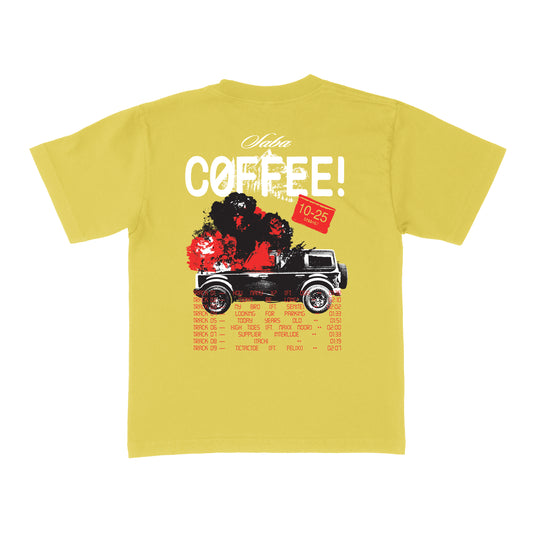 Coffee Tee in Yellow