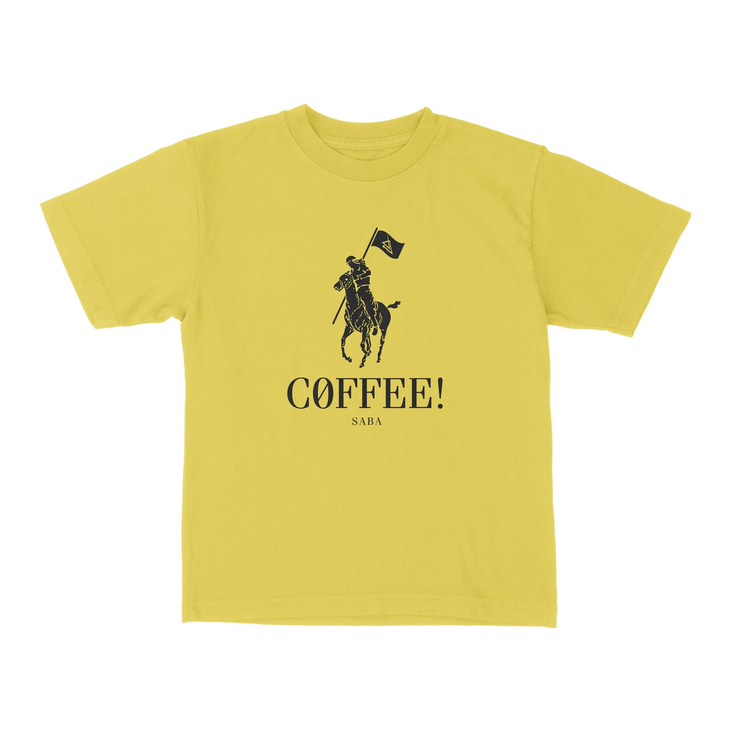 Coffee Tee in Yellow